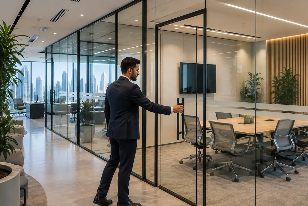 Glass Office Partitions Dubai: 2026 Workspace Trends