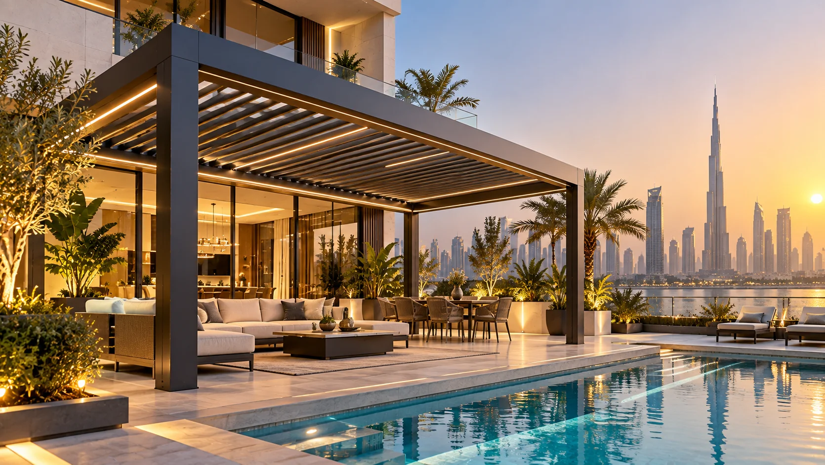 Aluminum Pergolas in Dubai: Top Outdoor Upgrade | Paramount